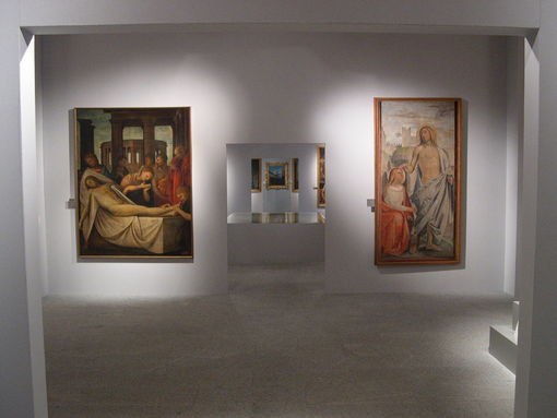 Allestimento Mostra 124-Cinquanta-Capolavori-Pinacoteca-Castello 03
