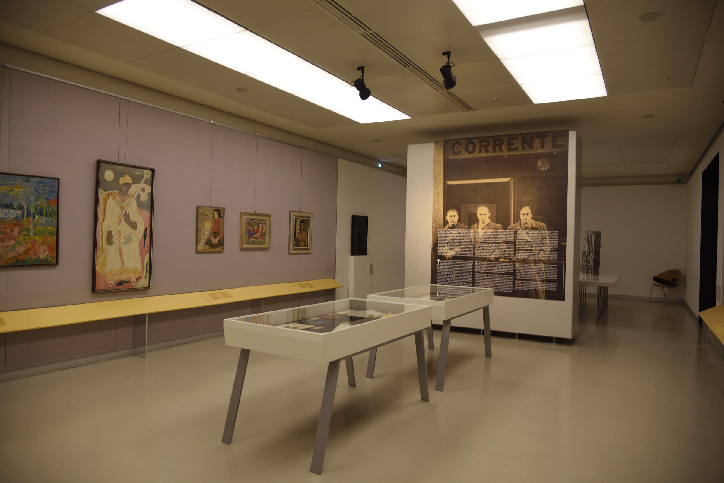 Nexhibit Design allestimento mostra CORRENTE-1938